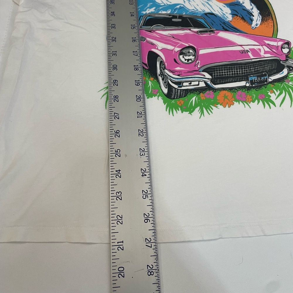 Daydreamer white The Beach Boys Surf USA graphic band tee sz 1X - Picture 10 of 10